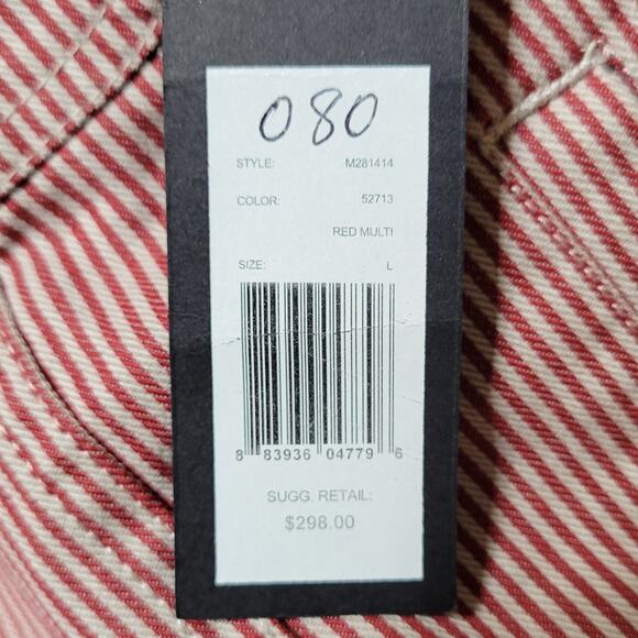 Marc by Marc Jacobs Men's Striped Denim Jacket Large - Picture 4 of 5